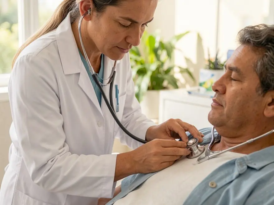 Consulta cardiológica