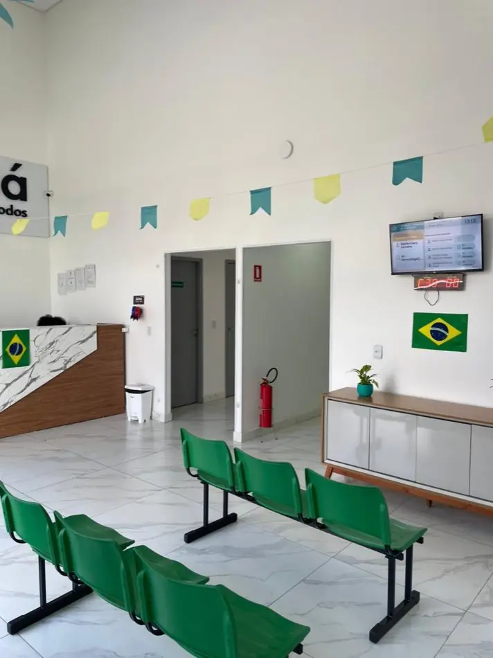 Recepção e sala de espera