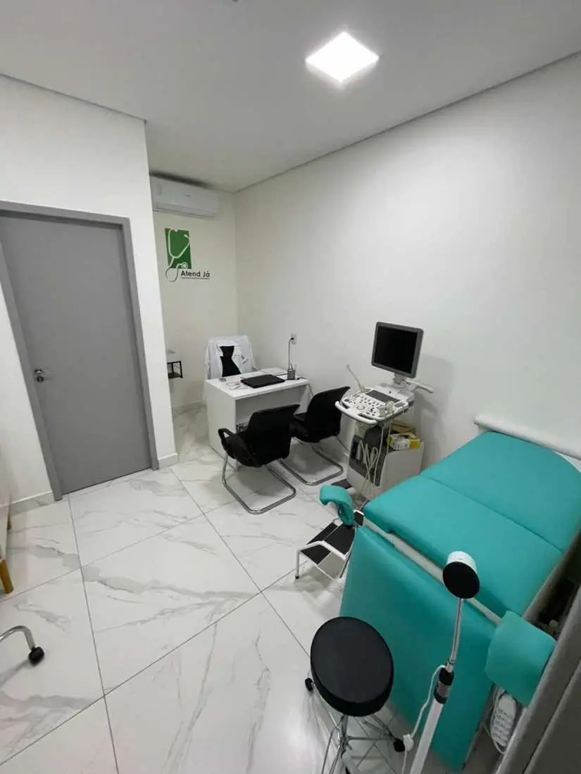 Sala de exames de ultrassonografia da Atend Já