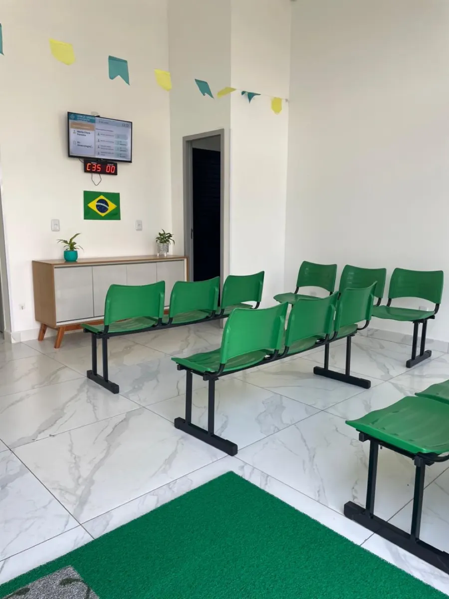 Sala de espera confortável
