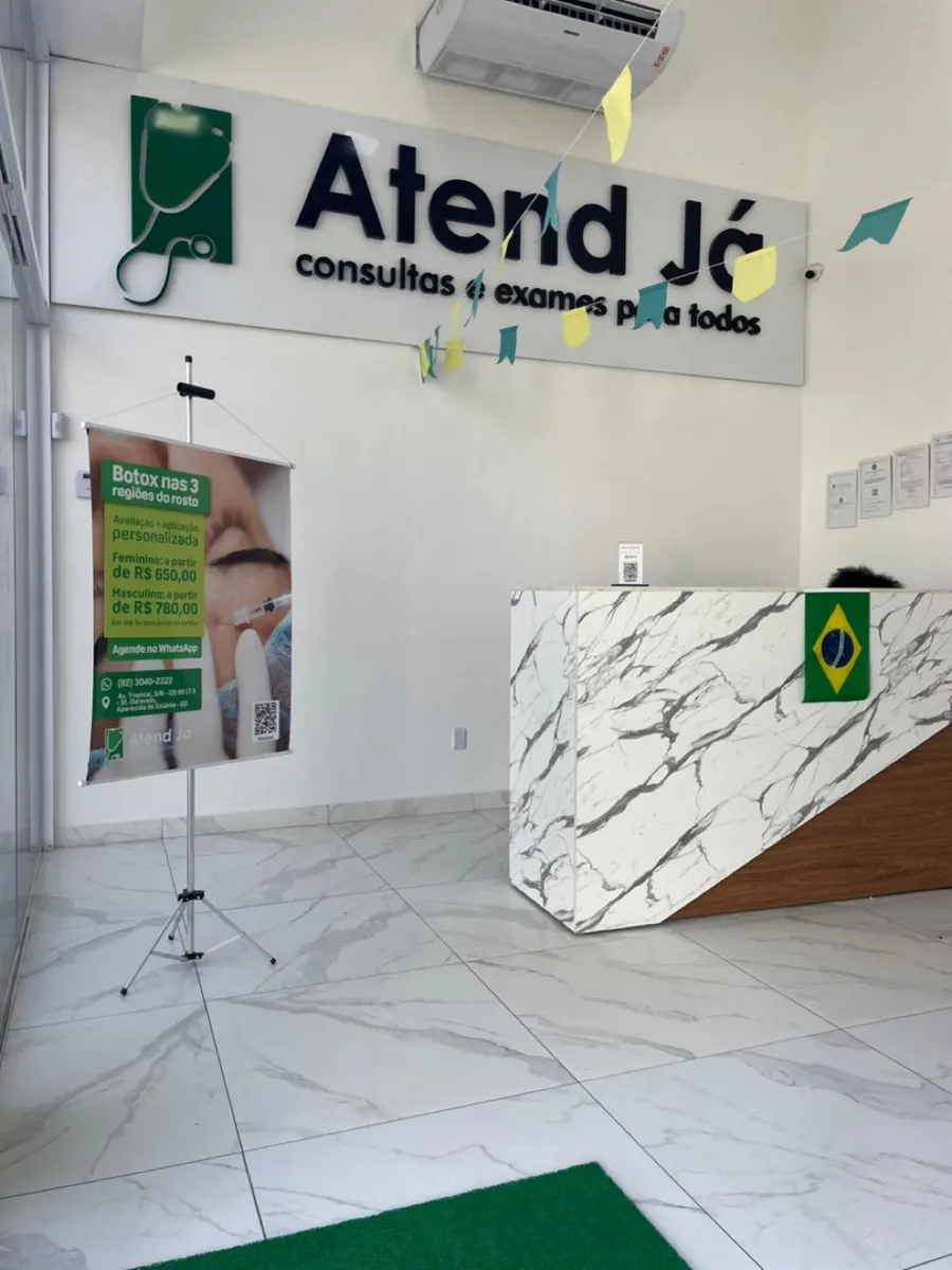 Recepção da clínica